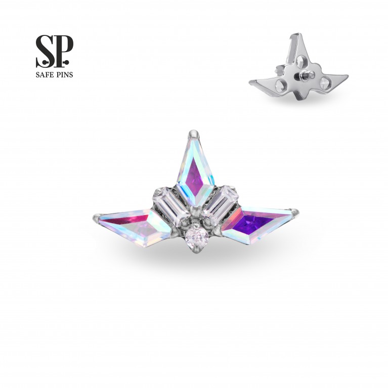 Кластер Rhombus с кристаллами CZ