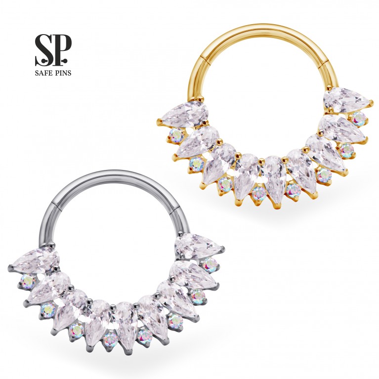 Кликер Pears AB с кристаллами CZ