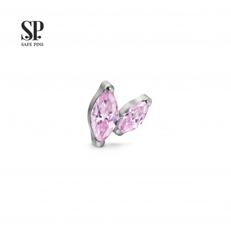 Кластер Sprig Small с кристаллами CZ
