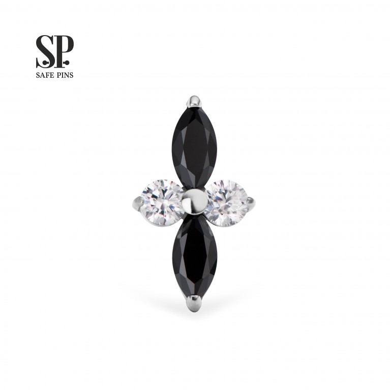 Кластер Florescence с кристаллами CZ