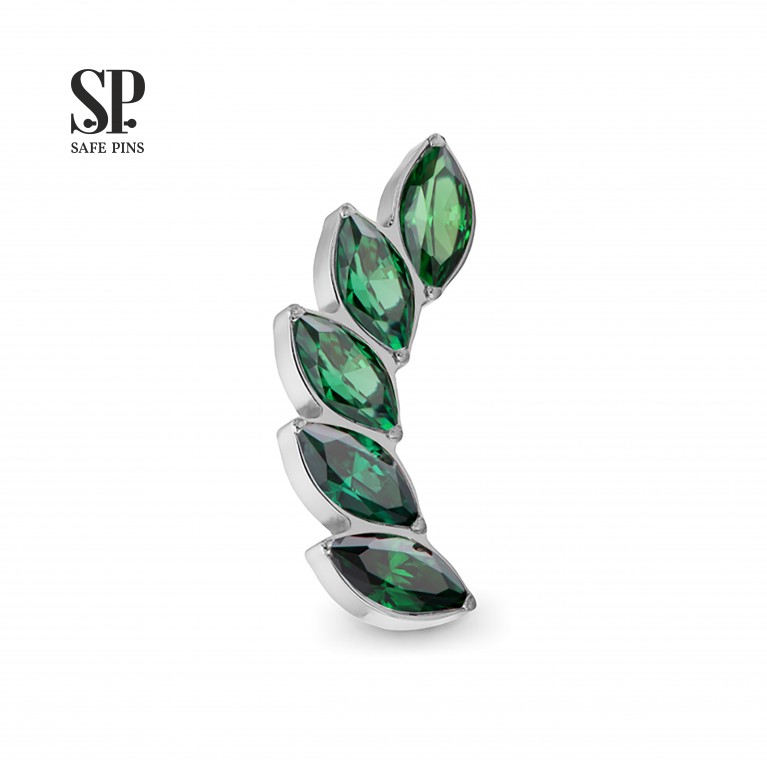 Кластер Sprig с кристаллами CZ